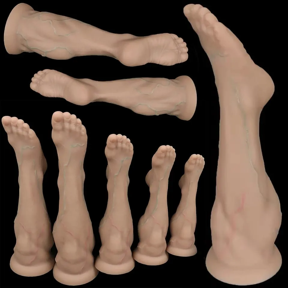 Huge Silicone Foot Butt Plug Thick Leg Dildo Large Anal Plug Anal Expander Masturbator Anus Dilator Sex Toys Adult Toy Sex Shop — image 1