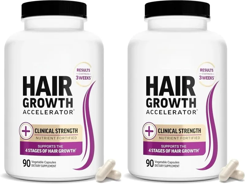 Hair Skin Nails Support Vitamins with Biotin Collagen Saw Palmetto 10000mcg Biotin Vegan Capsules Beauty Nutrition Formula — image 8