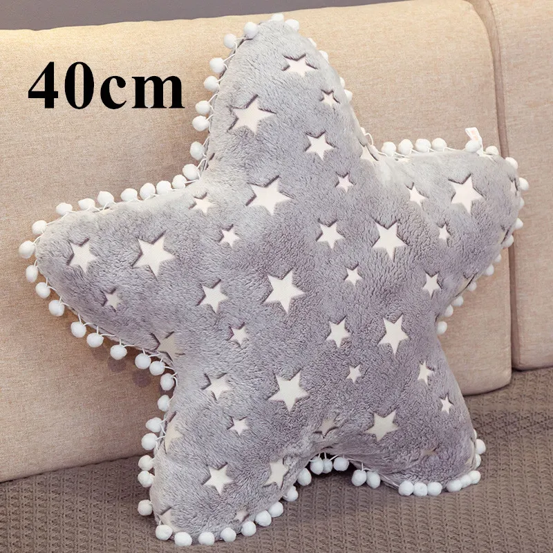 INS-almohada suave de la serie Sky de felpa con nube luminosa, Luna y estrella, juguetes de peluche Kawaii para niños, juguetes para bebés, regalo para niñas — image 8