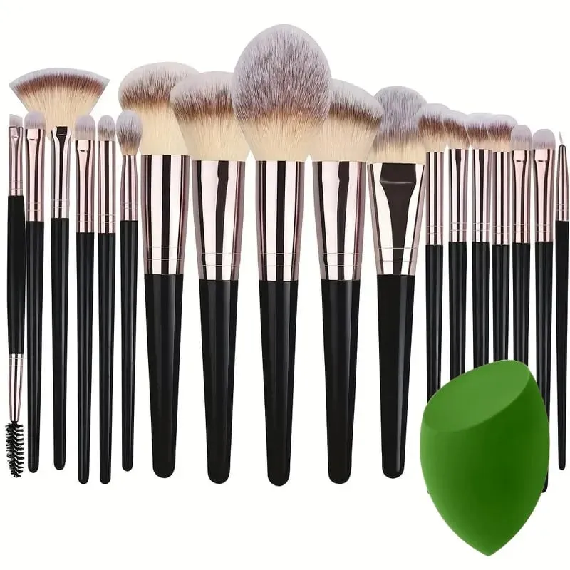 Professional 3-20PCS Makeup Brushes Set Soft Fluffy Foundation Eyeshadow Concealer Blending Kabuki Women Beauty Tool — image 10