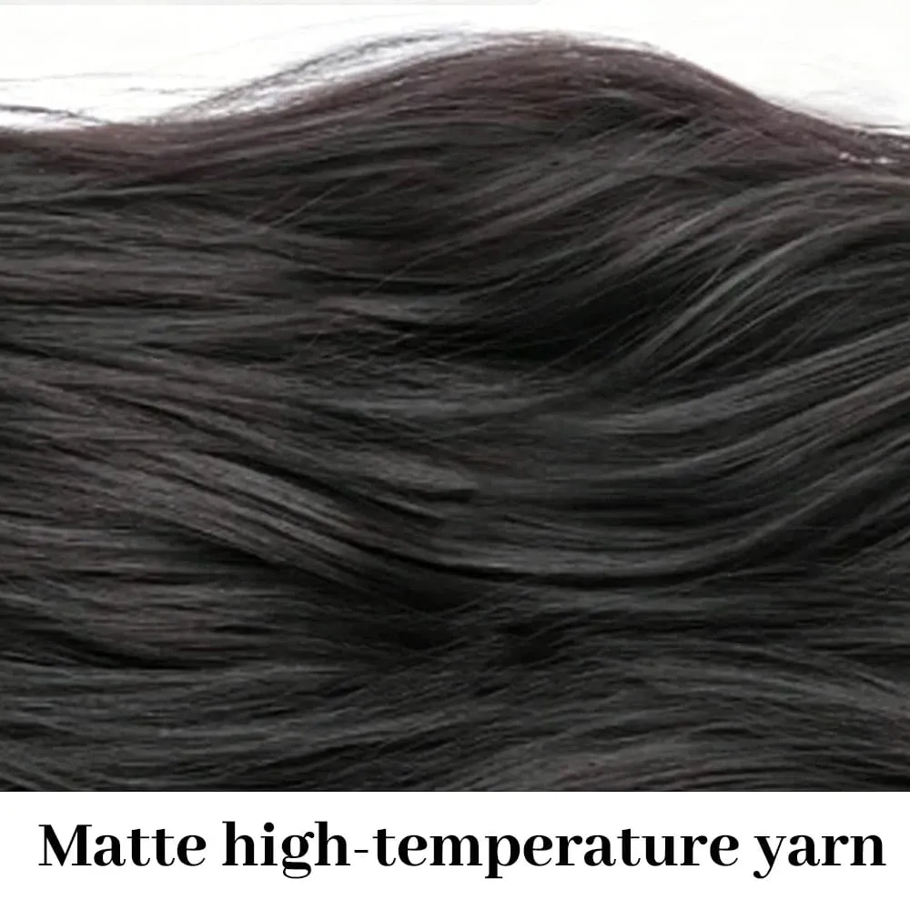 12Inch Synthetic Long Straight Layered U-Shaped Clip-in Hair Extension BB Clip Heat Resistant Hairpiece for Women — image 5
