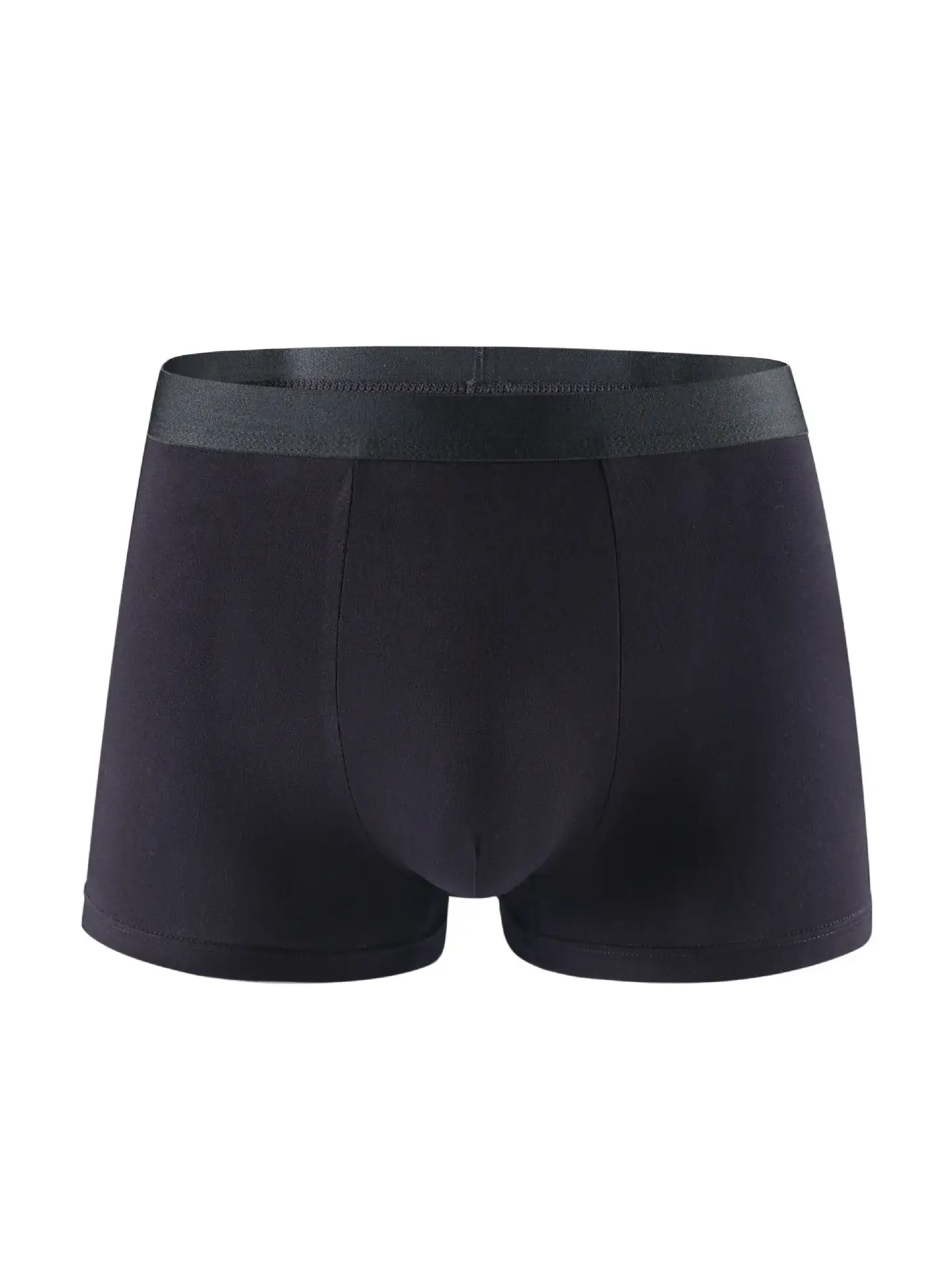 6 Pieces Bamboo Fiber Men's Underwear Solid Color Simple Men Boxer Shorts High Quality Fabric Knickers Soft Breathear Panties — image 2