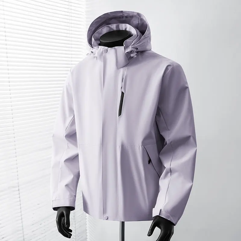 2026 Spring Outdoor Waterproof Jacket Men Hooded Windbreaker Rain Coat Breathable Fishing Camping Tactical Jackets Male Clothing — image 5