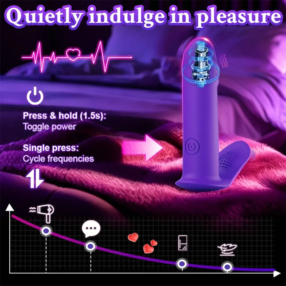 APP Manipulation Bullet Vibrator Silicone Wearing Mini Vibrator Sex Toy Personal Massager with 10 Vibration Settings Waterproof — image 6