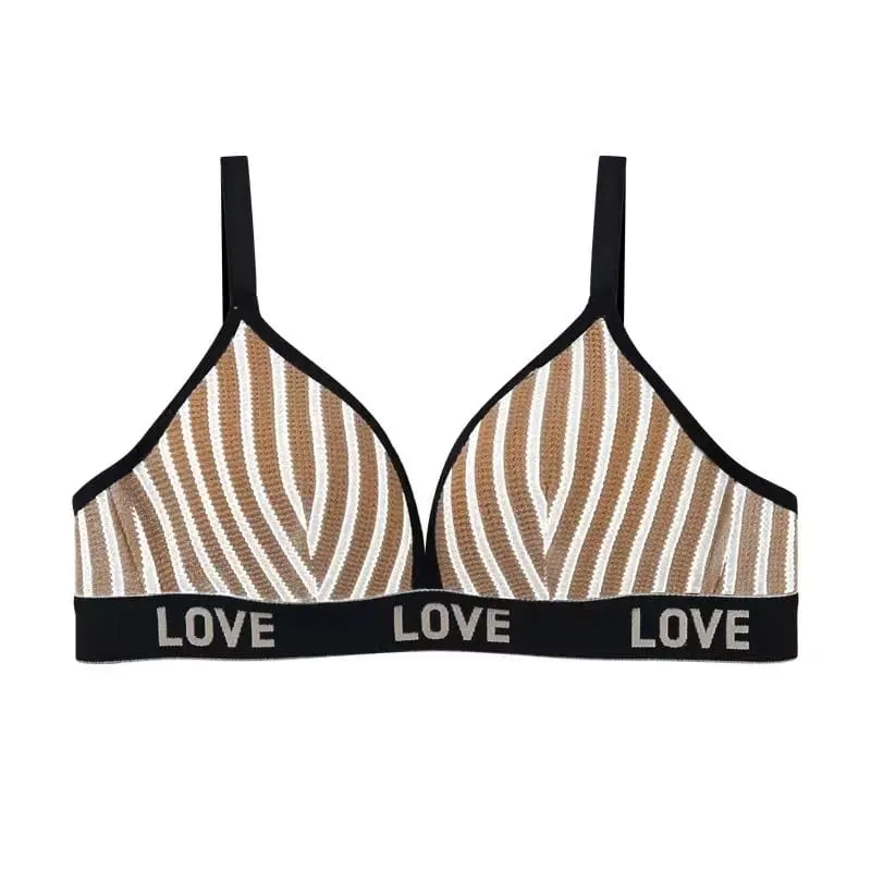 2pcs Women's Sexy Lingerie Set Low-Rise Comfortable Breathable Thongs And Elegant Bras Outfit Underwear Set