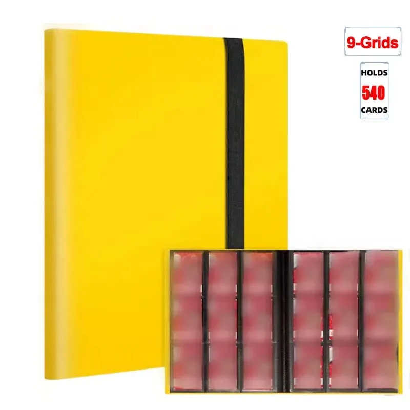160/360/480/540 Cards Capacity Pocket Holder Binders Albums For Game Card Book Sleeve Holder Large-capacity Card Binder Notebook — image 32