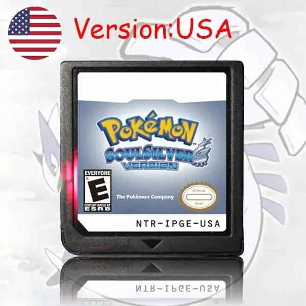 Pokemon Series DS Game Cartridge Diamond Platinum Pearl HeartGold SoulSilver Black White Multilingual for NDS/2DS — image 5