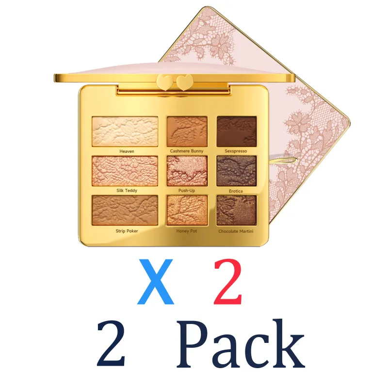 Cute Chic 9 Color Eyeshadow Palette Matte Shimmer Eyeshadow Powder Mini Portable Travel Makeup Palette Versatile Eye Shadow — image 4