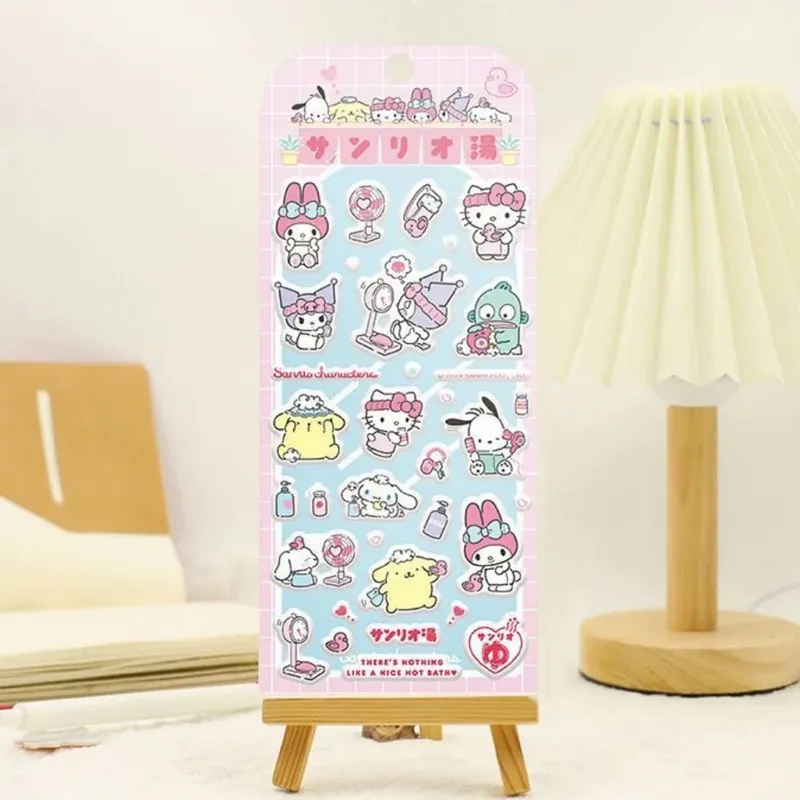 Genuine Sanrio 3D Foam Stickers Cartoon Hello Kitty Kuromi Melody Toy Decal For Scrapbook Water Mug Phones Planners Decor Decals — image 12