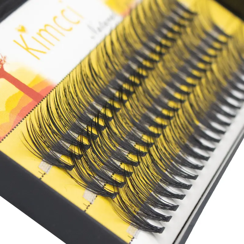 30D Kimcci Individual Eyelash Extension 1CASE 0.07C Makeup Grafting Cluser Eyelashes Natural Soft False Eye Lashes Cilia as SILK