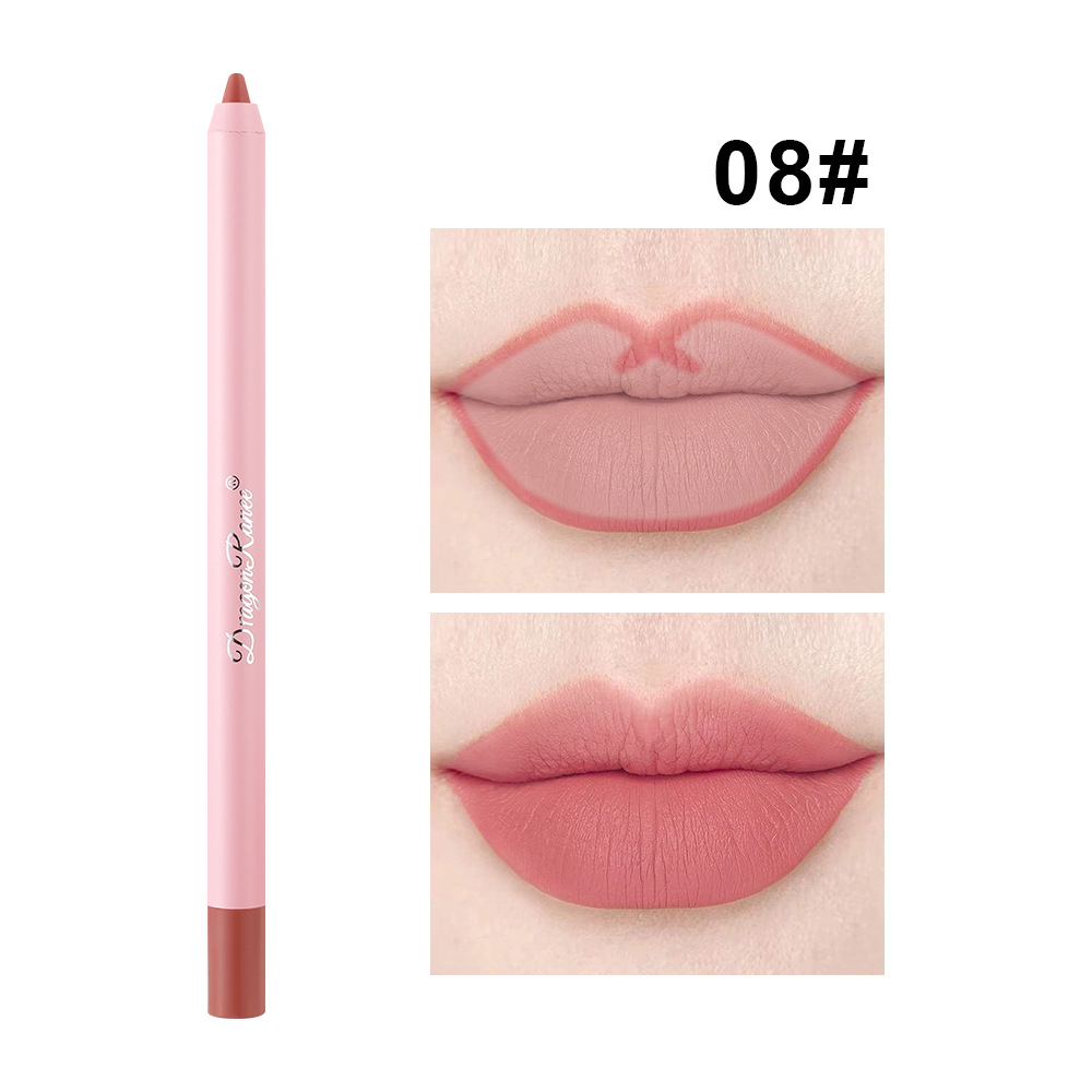 Waterproof Matte Lip Liner in Bean Paste Color Lip Plumping Lipstick Pen Non-Fading Lip Liner Waterproof and Sweat-Proof Long-Lasting Matte Lip Liner One-Second Plump Lip Lipstick Pen — image 13