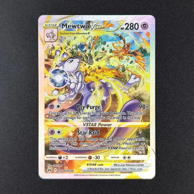 Proxy PKM Card English Rocket Mewtwo MEW GX EX Vmax TCG Collection Trading Card Game — image 14