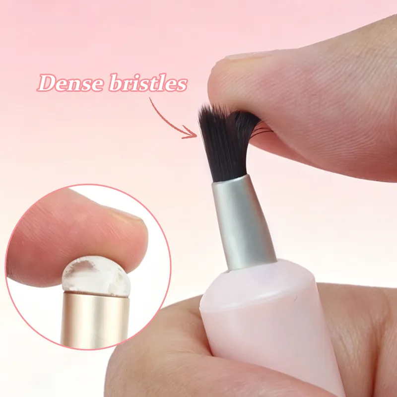 1pcs Retractable Dual Ended Lip Brush Silicone Blending Head Soft Fiber Makeup Tool for Lipstick Lip Gloss Applicator Brushes — image 5