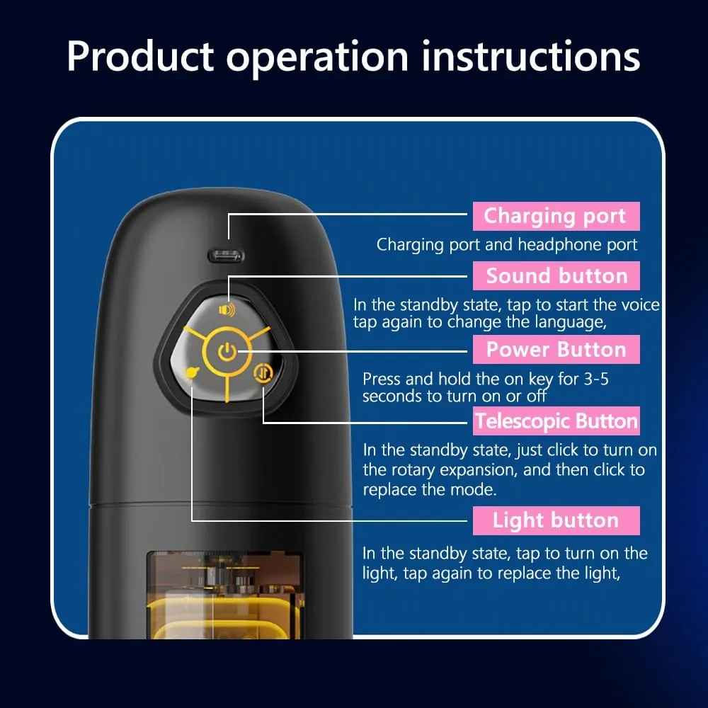 Automatische Teleskop Rotierenden Männlichen Masturbator Tasse Pussy Echte Vagina Masturbation Blowjob Erwachsene Sex Maschinen Sex Spielzeug für Männer