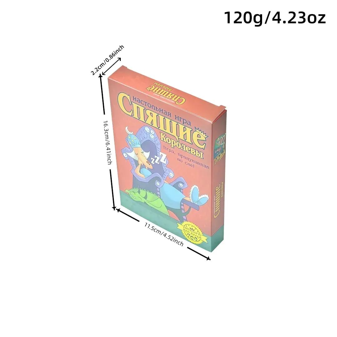 "Sleeping Beauty" Russian Version Fast-Paced Party Card Game Suitable for Families and Teenagers - Interactive Tabletop Board Game Durable Paper Material Ideal as a Holiday Gift (Colors May Vary Slightly) — image 6