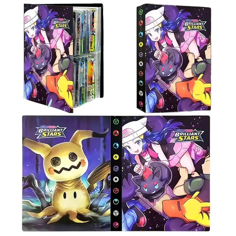 240/540PCS Pok é mon Cards Album Book Pokemon Game Charizard Card Album VMAX GX EX Holder Collection Binder Folder Kids Toy Gift — image 10