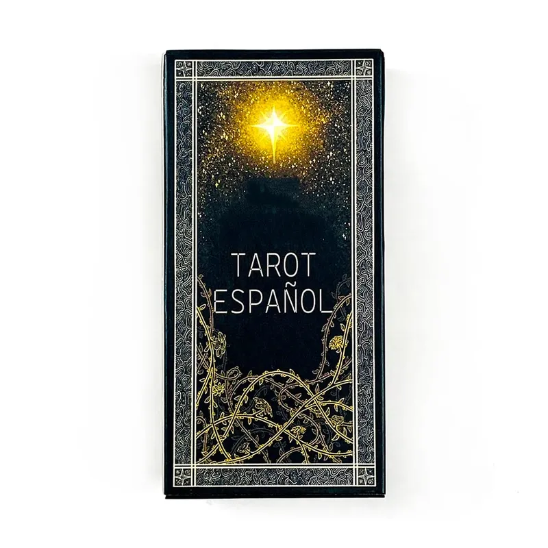 Spanish Tarot Deck 78pcs Cards Predictive Divination Board Game Family Gathering Cards Game Meditation Travel & Gift Giving