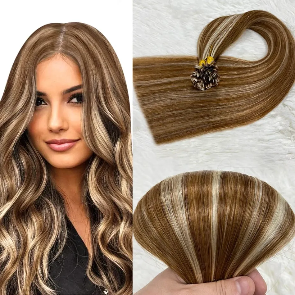Remy Hair 30 Inch Real Remy Flat Tip Human Hair Extension Silky Straight Dark Brown Pre Bonded Keratin Fusion Hair 50 Strands — image 18
