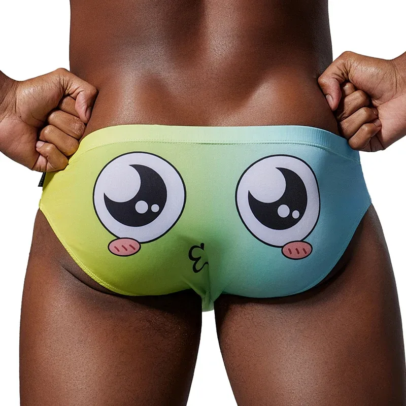 Men's triangular underwear with ice silk thin design, fast drying, high elasticity, low waist, sexy, slim fit, youth fashion — image 2
