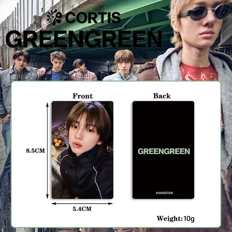 A 5Pcs/Set Idol Boy CORTIS New Album GREENGREEN Lomo Cards Postcards Martin James Juhoon Seonghyeon Keonho Fan Gifts Collection — image 6