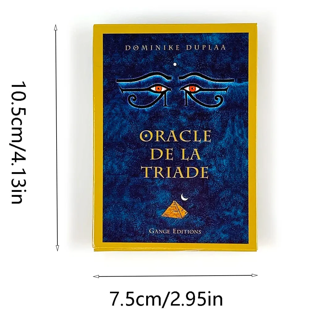 Oracle De La Triade Oracle Cards French Version Spiritual Divination Oracle Cards With Guidebook Mystical Esoteric Reading Cards — image 6