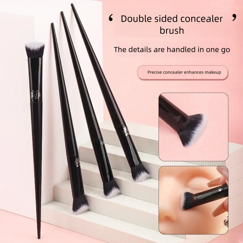 Štětec na korektor na make-up Štětce na make-up z jemných vláken Elegantní černá rukojeť Pudrová tvářenka na oční stíny Štětce na make-up Beauty Tool — image 1