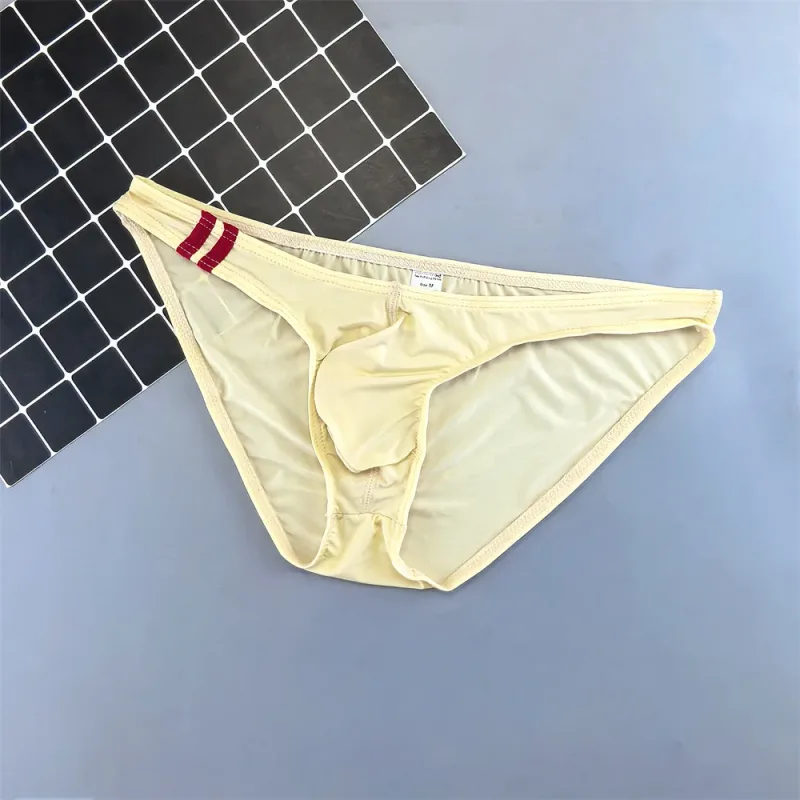 Mens Sexy Ice Silk Underwear Briefs Ultra Thin Seamless Panties Quick Dry Breathable Lingerie Male Comfortable Plus Size Panty — image 19