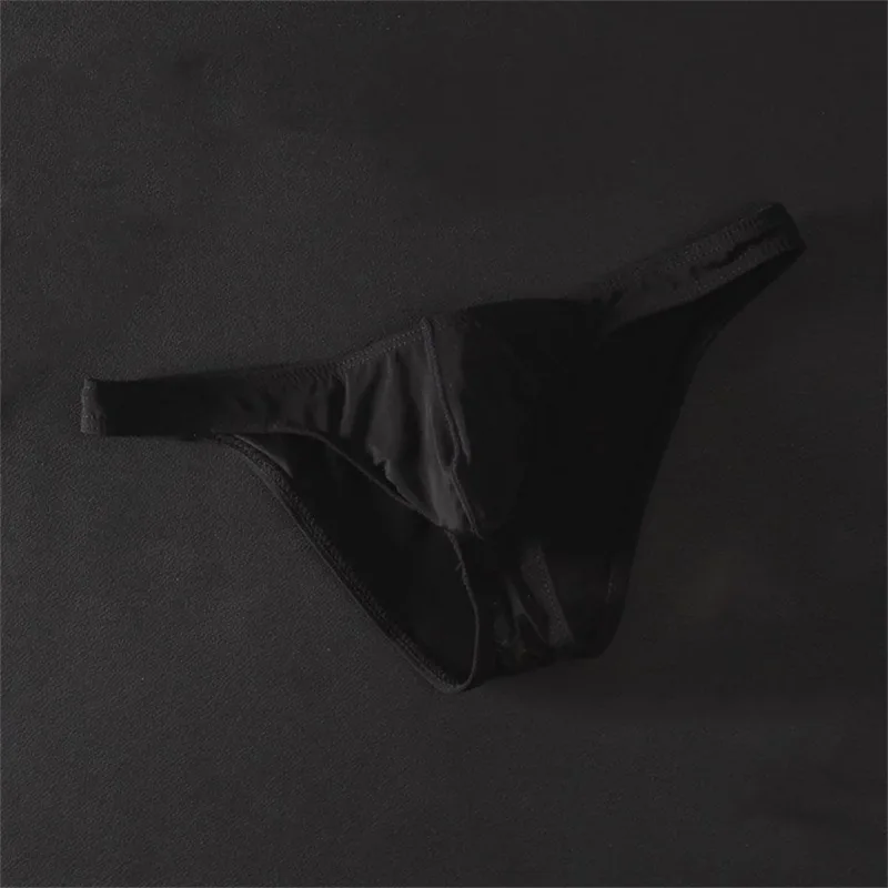 Sexy U Convex Briefs Thin Underwear Men Summer Breathable Silky Panties Male Calzoncillos Plus Size M-XXL — image 19