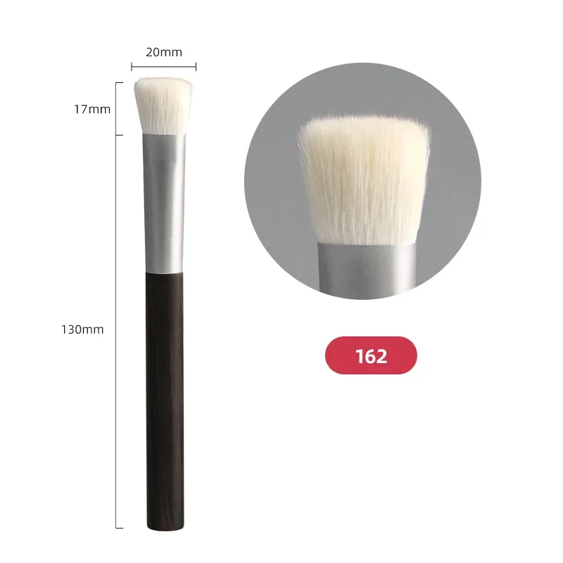 Ebony Handle Handmade Makeup Brushes 1pc Soft Saibikoho Goat Hair Face Powder Blush Eye Shadow Brush Professional Make Up Brush