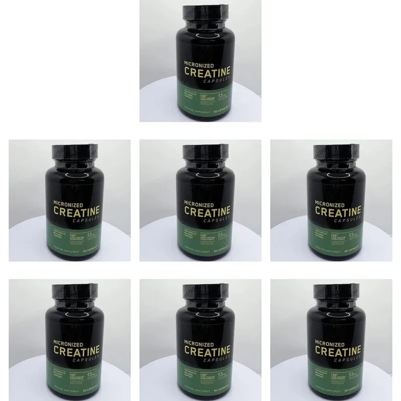 Micronized Creatine Capsules 100% Pure Creatine Monohydrate Muscle Building Support for Adults Sports Per Container 60 Capsules — image 13