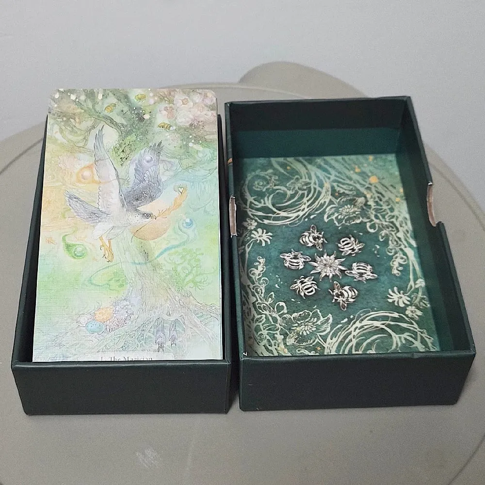 Verdance Tarot Deck in Rigid Box 78 Pcs Lyrical Nature-Inspired RWS Tarot Cards Double-embossed Cardstock 12*7cm — image 7