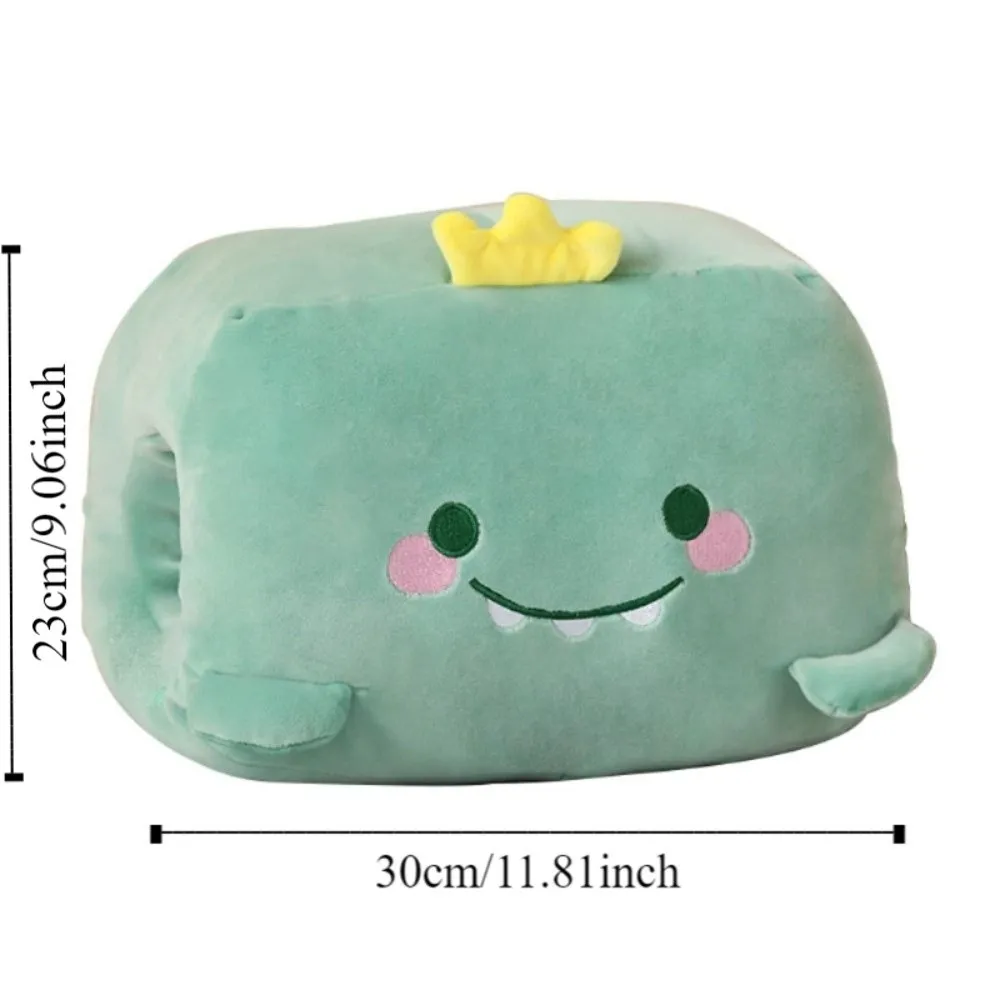Mainan Mewah Kreatif Bantal Mewah Penghangat Tangan Super Lembut Tetap Hangat Bantal Tidur Siang Kantor Bantal Kartun Hewan Mainan Boneka Kantor — image 6