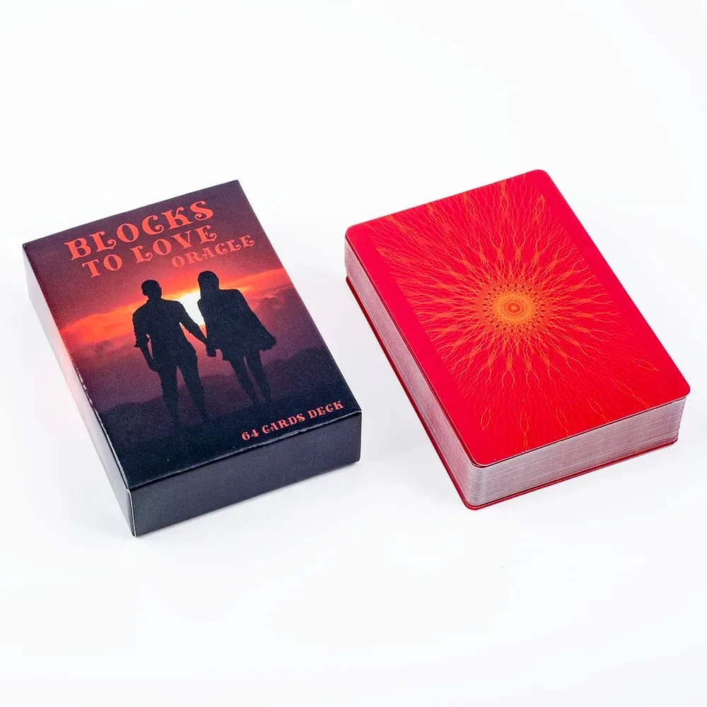 8.8x6.3cm Oracle Blocks to Love Puzzle Cards - Leisure Family And Friend Party Game Set of 64 — image 1