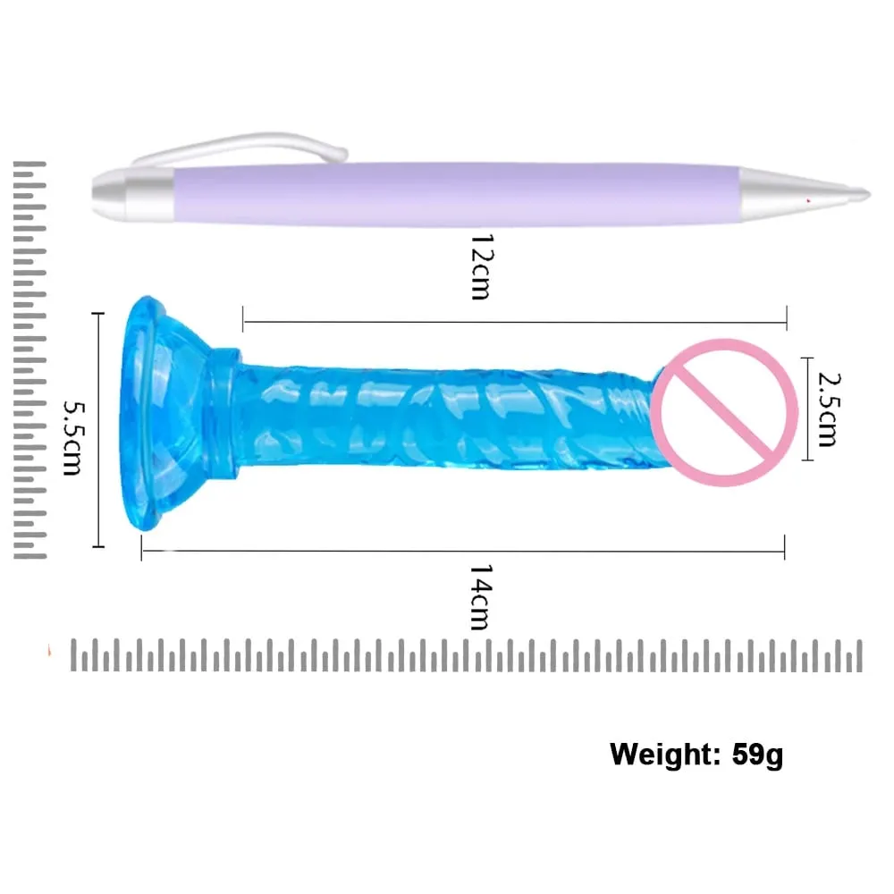 Realistic Dildo Masturbator Anal Toys For Women Crystal Dildo Suction Cup Penis Female Sex Toys G-Spot Erotic Toy for Adults 18 — image 4