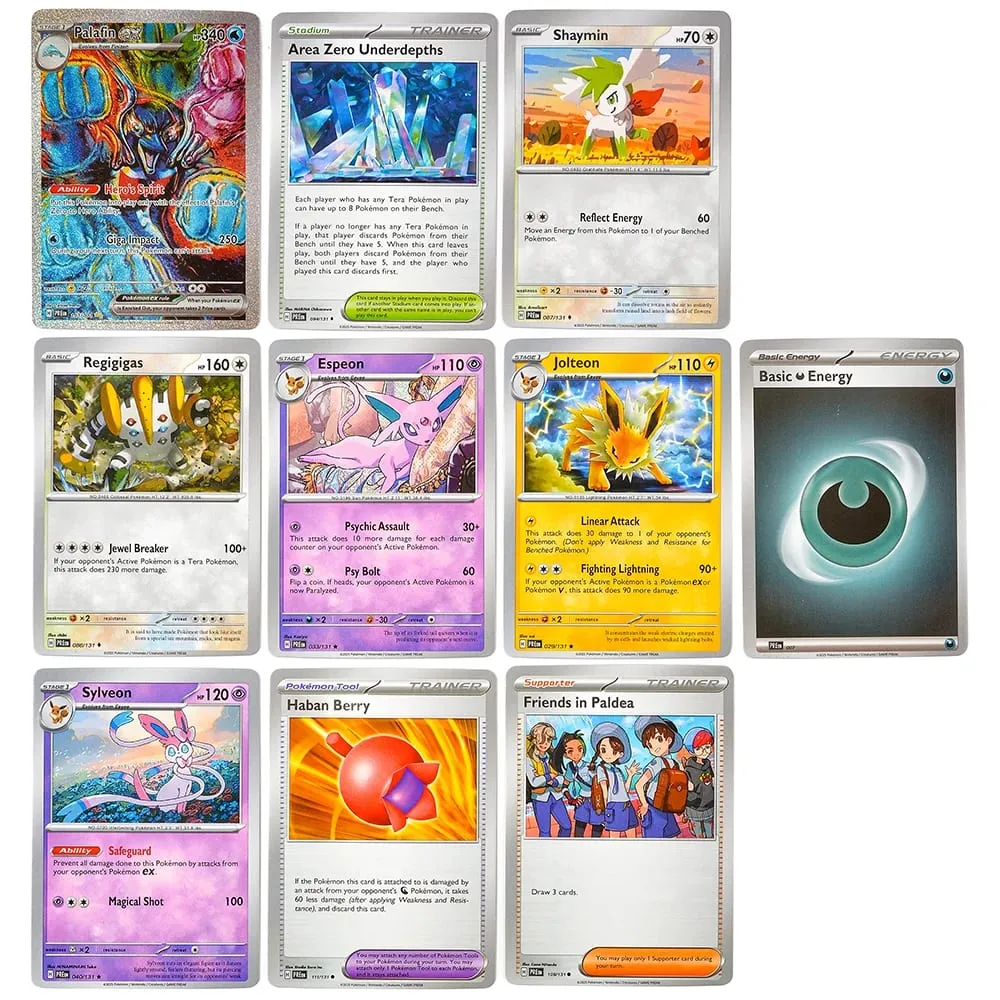 360Pcs English Pokémon TCG: Prismatic Evolutions Scarlet Violet Box Pokémon trade card 36 Pack Box gift — image 6