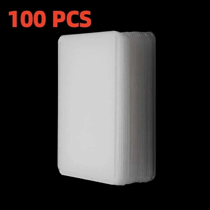 20-100pcs Card Sleeves Holder PVC Game Trading Card TopLoaders Hard Plastic Toy Top Loaders For Protectors Storage Gift — image 9