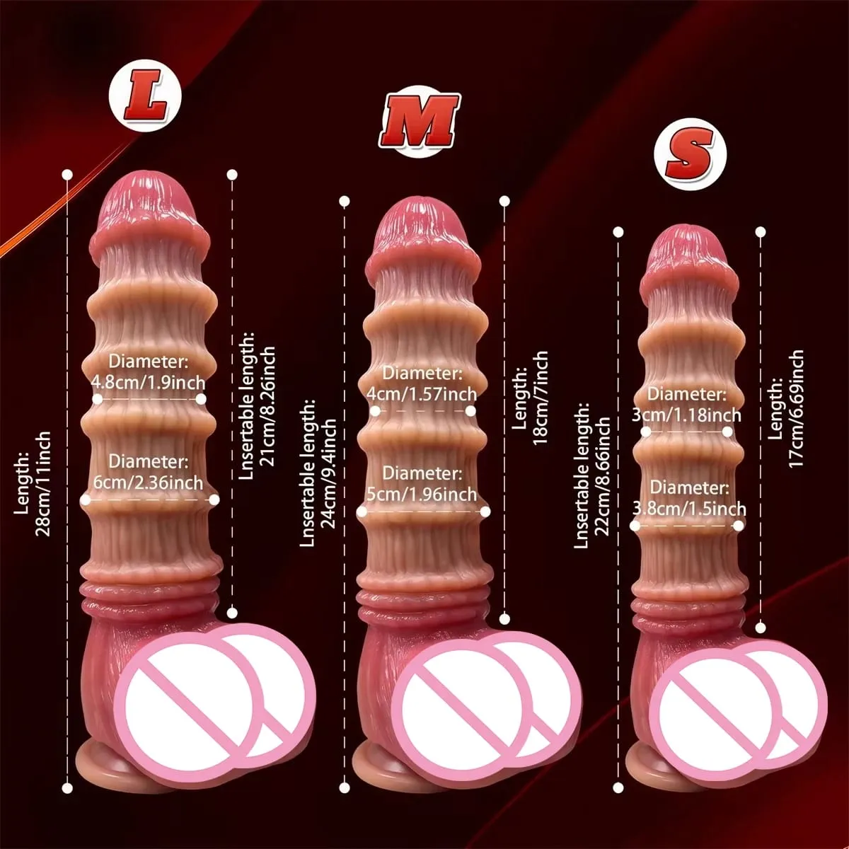 Knot Dildo Silicone Penis G-spot Stimulation Monster Dildo Anal Plug for Women Dragon Dildos Prostate Massager Female Sex Toys — image 6