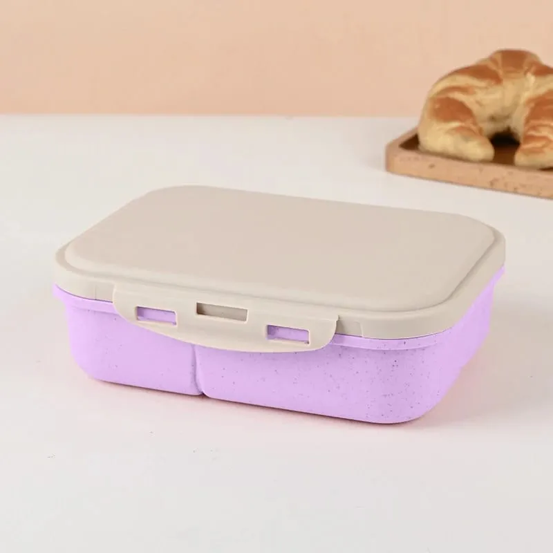 Demon Hunters Lunch Box for Boy Girl Cute Mira Zoey Jinu Portable Plastic Bento Box with Dinnerware Food Fruit Container — image 5