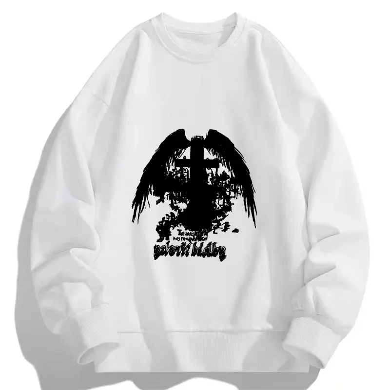 Men's Sweatshirt 2026 Spring Autumn thin Long Sleeve hoodies Solid Pullover Casual Sports Fitness Men Clothing streetwear top — image 7