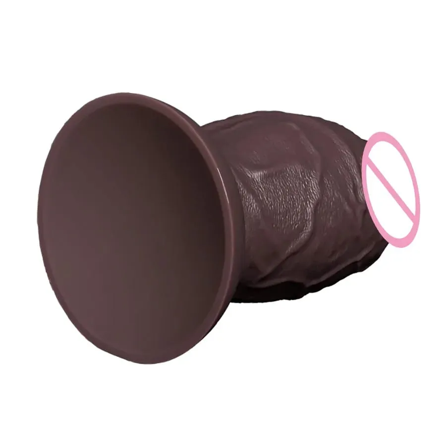 Super Realistic Anal Silicone Dildo Soft Huge Penis Suction Cup Dildo Vaginal Expander G-spot Stimulation with Strong Suction Cup Release Anal Training Hands Buttplug Adult Masturbator Cock Big Dick Butt Plug Sex Toys For Women Men Couples — image 3
