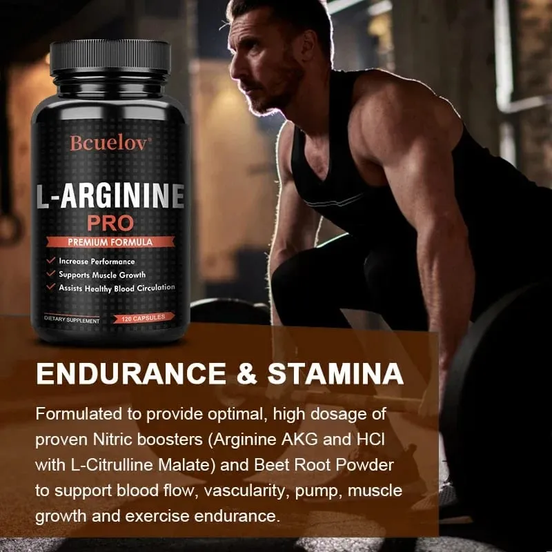 Best Male Enlargement Capsules – Nitric Oxide Supplement Male Energy Size Endurance Performance Muscle Enhancement — image 3