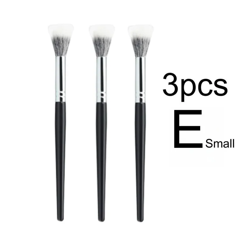 Stippling Highlight Makeup Brushes Blush Gedehår Multifunktionel Beauty Foundation Make Up Brush Tools — image 16