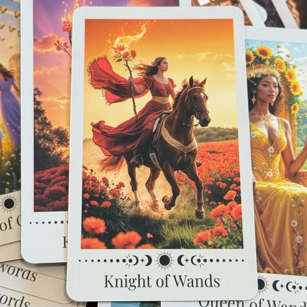 12*7cm Inner Rose Tarot Deck in Metal Box 350GSM with Paper Instruction Manual Self Growth Meditation Board Games — image 4