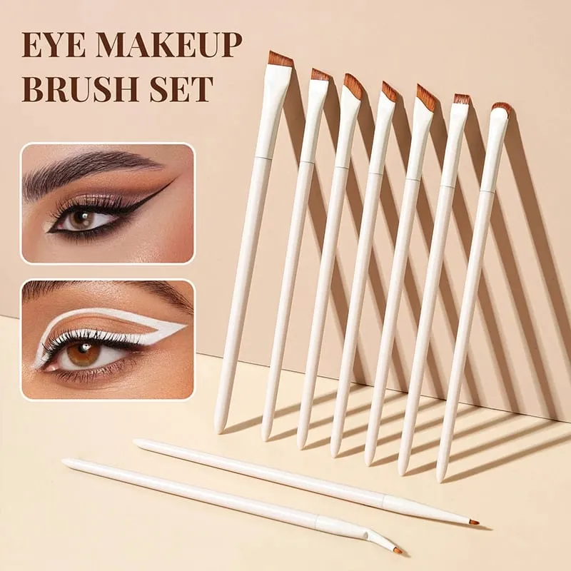 3/7/9 Makeup Brushes Set Blade Eyeliner Brush Eyebrow Brushes Portable Fine Oblique Head Eye Liner Eyebrow Brush Makeup Tool — image 6