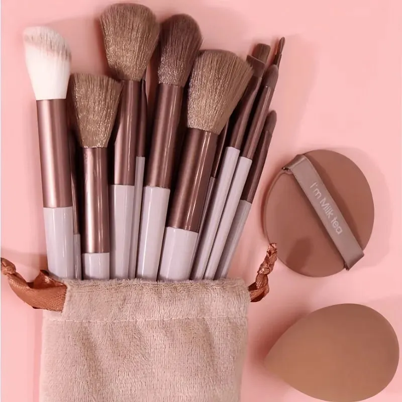 15PCS Professional Makeup Brush Set Soft Synthetic Hair Foundation Powder Blush Eyeshadow Brushes Complete Cosmetic Ma — image 2
