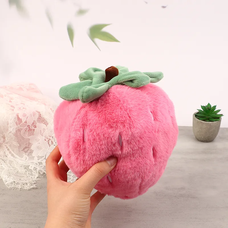 Super Soft Strawberry Pillow Toy Creative Lightweight Cute Strawberry Pillow Doll Home Decorative Doll Ornaments for Girls Gift — image 5
