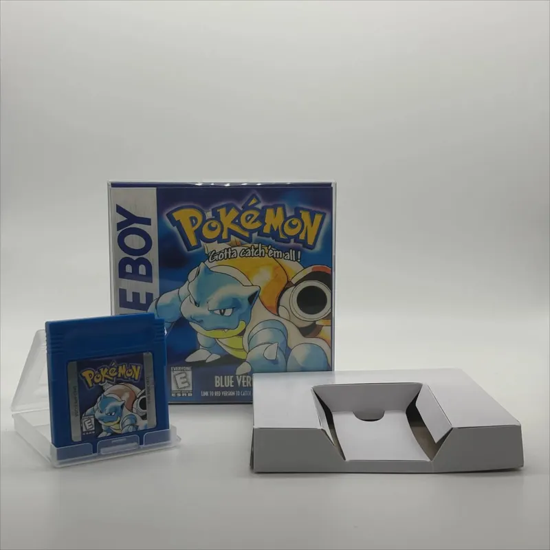 Pokemon Series Blue/Crystal/Gold/Green/Red/Silver/Yellow GBC Game in Box with Manuals for Video Game Cartridge USA Version — image 14