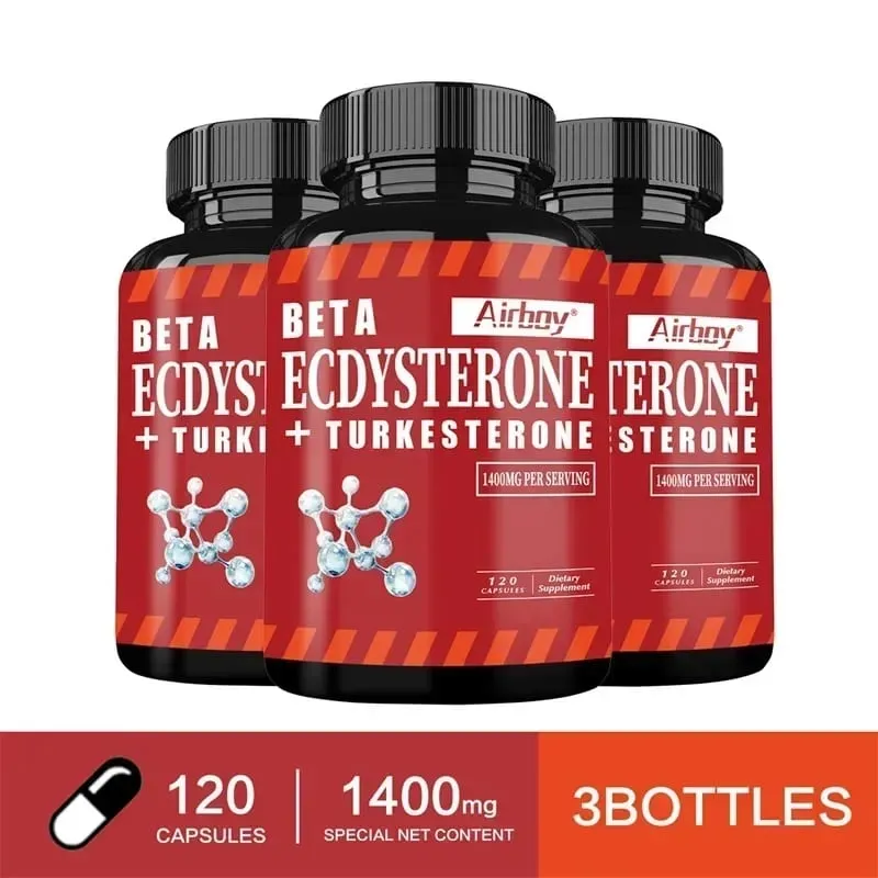 Beta Ecdysterone and Turkesterone - Muscle Mass Increase Anabolic Activity Support Improve Athletic Performance and Strength