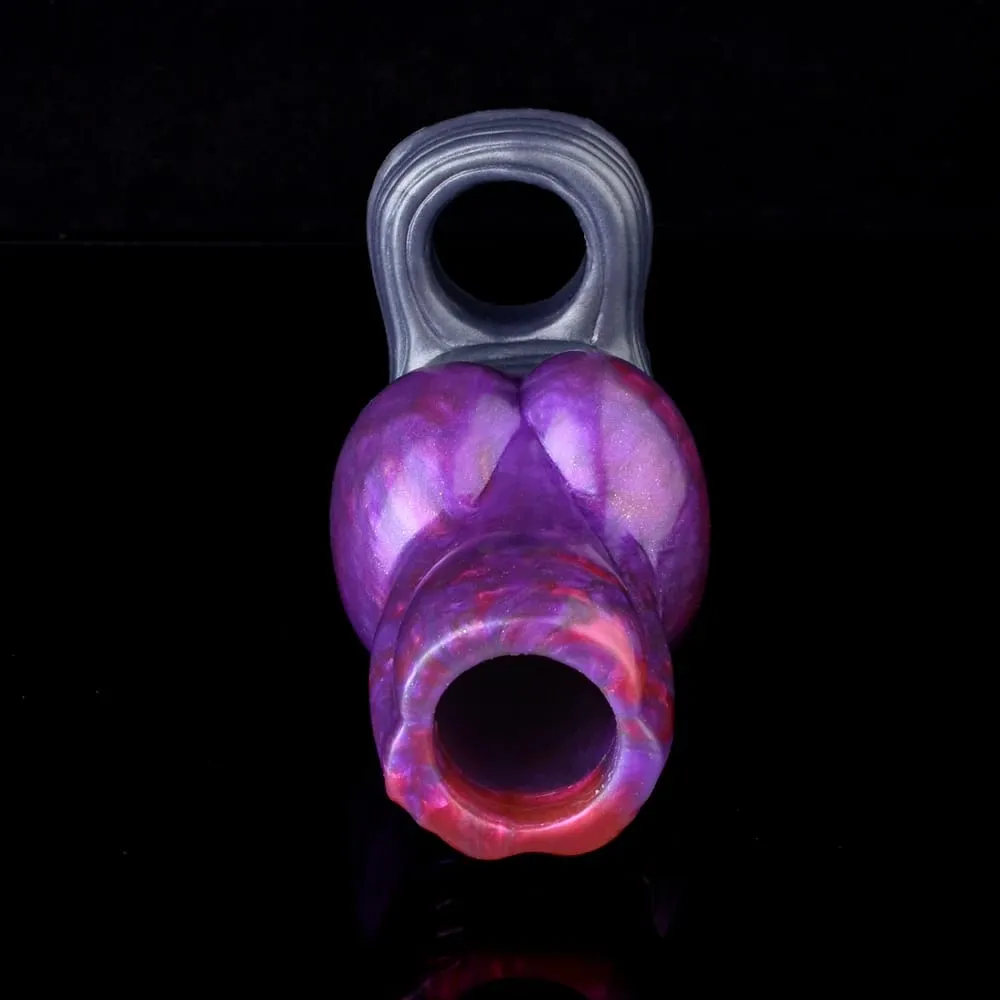 Multi-type Open-ended Fantasy Hollow Dildo Silicone Cock Sheath Male Penis Sleeve With Anti-drop Ring Adult Sex Toys 18+ — image 6