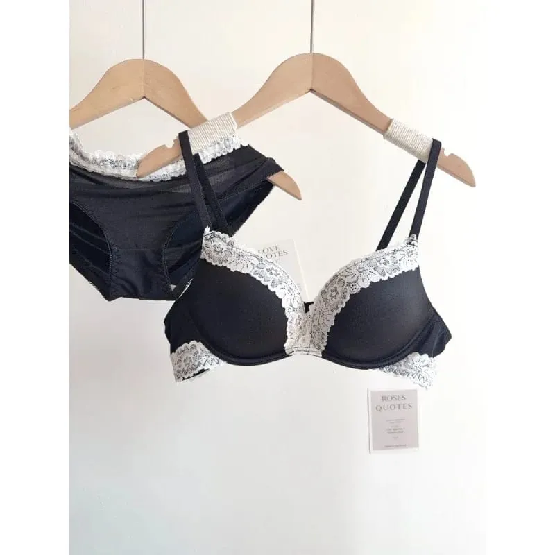 Sexy Leopard Print Lingerie Set Women Wireless Invisible Push Up Small Breasts adjustable A To C Cup sheer Lace Pure Design S-X — image 3